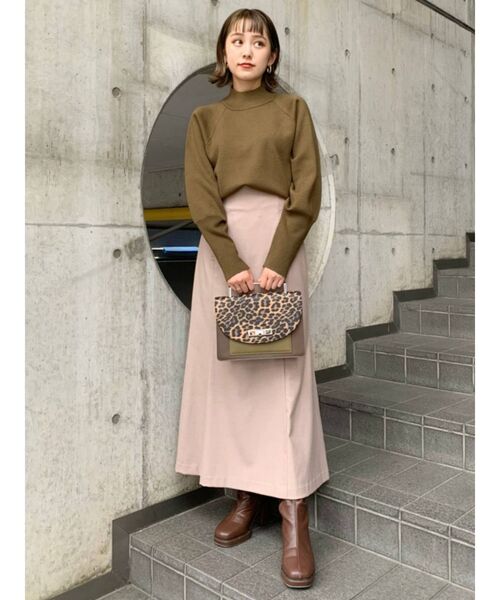 MURUA（ムルーア）の「チャンキーストレッチブーツ（ブーツ・レディース・ブラック/アイボリー・35/36/37）」の6枚目の写真