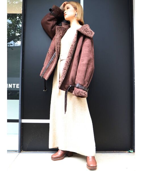 MURUA（ムルーア）の「チャンキーストレッチブーツ（ブーツ・レディース・ブラック/アイボリー・35/36/37）」の22枚目の写真