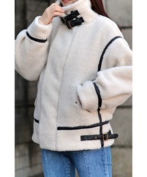 Bonjour Sagan | ボアショートブルゾン(ブルゾン)