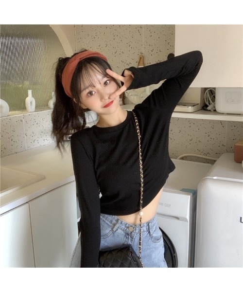FR2 撫子 ショート丈Tシャツ レディース ブラック FR2 撫子 ショート丈Tシャツ レディース ブラック|mercari