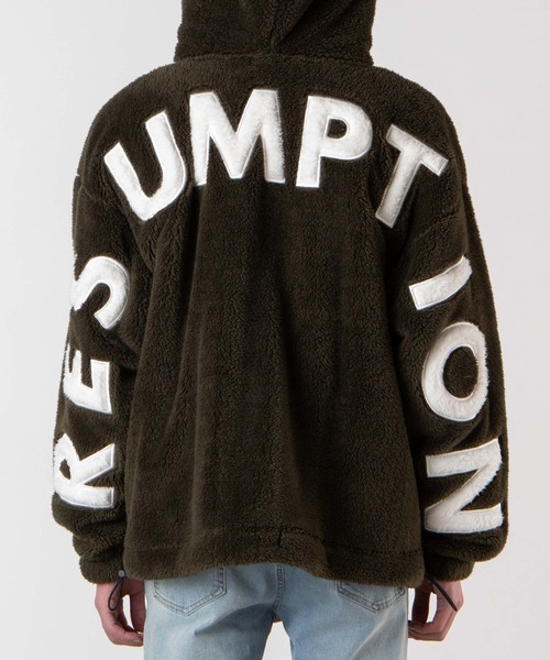 WEGO（ウィゴー）の「WEGO/ストレートラインボアフーディー（パーカー・メンズ・ブラック/カーキ/サックスブルー/ライトベージュ・MEDIUM/LARGE）」の9枚目の写真