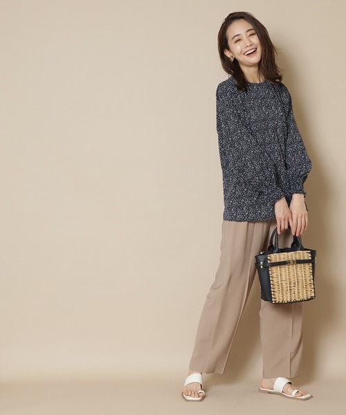 N.（N. Natural Beauty Basic）（エヌエヌナチュラルビューティーベーシック）の「２タックイージーパンツ（その他パンツ・レディース・ベージュ/パープル/グレー・MEDIUM）」の14枚目の写真