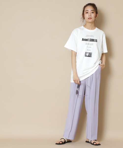 N.（N. Natural Beauty Basic）（エヌエヌナチュラルビューティーベーシック）の「２タックイージーパンツ（その他パンツ・レディース・ベージュ/パープル/グレー・MEDIUM）」の15枚目の写真