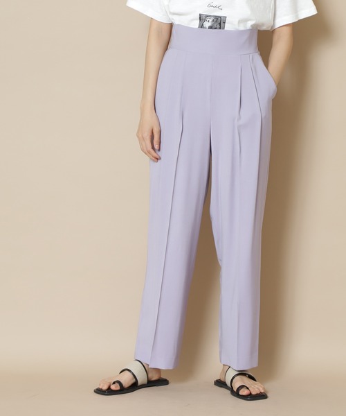 N.（N. Natural Beauty Basic）（エヌエヌナチュラルビューティーベーシック）の「２タックイージーパンツ（その他パンツ・レディース・ベージュ/パープル/グレー・MEDIUM）」の22枚目の写真