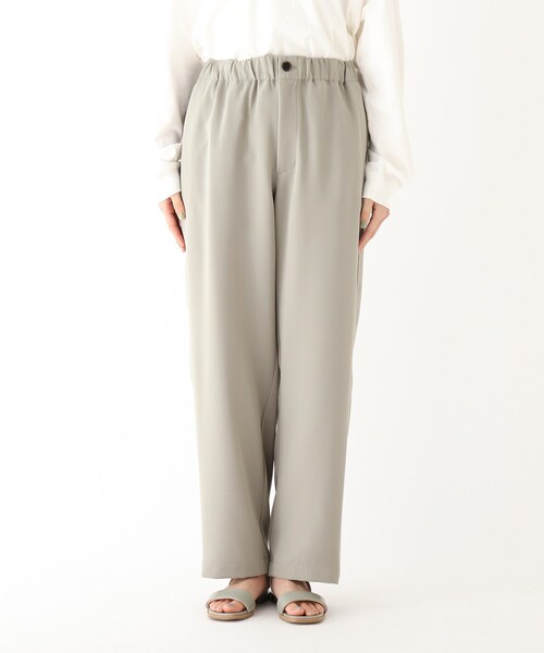 OPAQUE.CLIP(オペークドットクリップ)の「◆イージーダブルクロス ワイドパンツ【UNISEX】(スーツパンツ・レディース・ガンメタ/オリーブ/ブラック・38/42/40)」の22枚目の写真