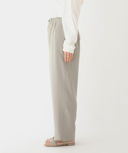 OPAQUE.CLIP(オペークドットクリップ)の「◆イージーダブルクロス ワイドパンツ【UNISEX】(スーツパンツ・レディース・ガンメタ/オリーブ/ブラック・38/42/40)」の16枚目の写真