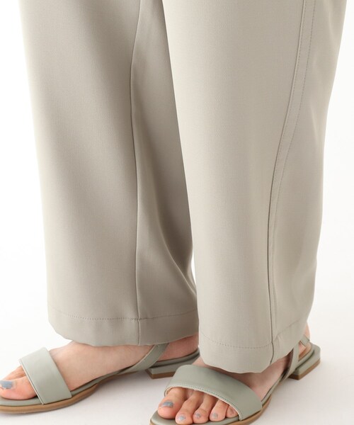 OPAQUE.CLIP(オペークドットクリップ)の「◆イージーダブルクロス ワイドパンツ【UNISEX】(スーツパンツ・レディース・ガンメタ/オリーブ/ブラック・38/42/40)」の8枚目の写真