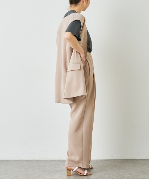 Omekashi（オメカシ）の「ジレ（ベスト・レディース・ブラック/オフホワイト/ベージュ・FREE）」の10枚目の写真