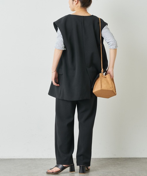 Omekashi（オメカシ）の「ジレ（ベスト・レディース・ブラック/オフホワイト/ベージュ・FREE）」の12枚目の写真