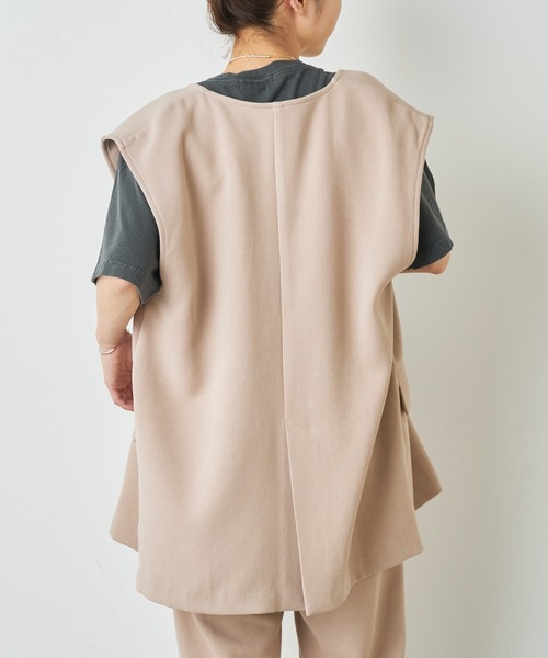 Omekashi（オメカシ）の「ジレ（ベスト・レディース・ブラック/オフホワイト/ベージュ・FREE）」の19枚目の写真