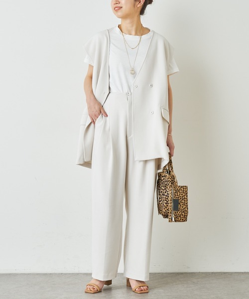 Omekashi（オメカシ）の「ジレ（ベスト・レディース・ブラック/オフホワイト/ベージュ・FREE）」の20枚目の写真