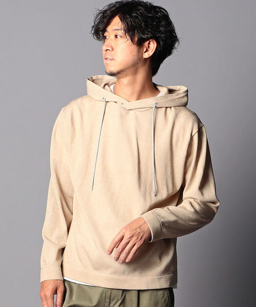 EASY KNIT パーカー Tシャツ付き ニット