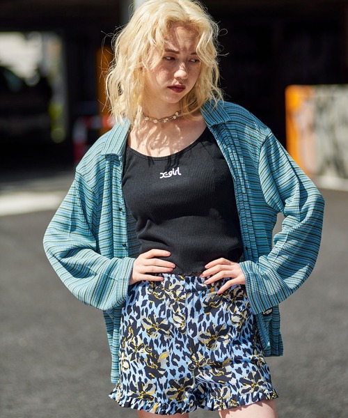 X-girl(エックスガール)の「2-PACK CAMISOLE(キャミソール・レディース・レッド/ホワイト/グリーン・X-SMALL/SMALL/MEDIUM)」の6枚目の写真