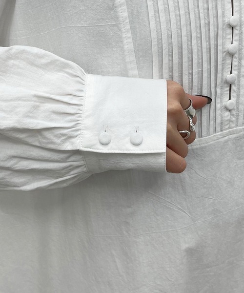 apres jour mignon（アプレジュールミニョン）の「Ｖレースピンタックワンピース【ZOZOTOWN限定アイテム】（ワンピース・レディース・オフホワイト/ベージュ/ブラック・フリー/X-LARGE）」の22枚目の写真