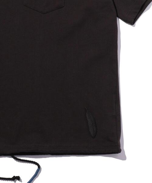 RIOT FACETASM（ライオットファセッタズム）の「＜RIOT FACETASM＞ BRAID CORD TEE/Tシャツ（Tシャツ/カットソー・メンズ・ブラック/ホワイト・LARGE/X-LARGE）」の9枚目の写真