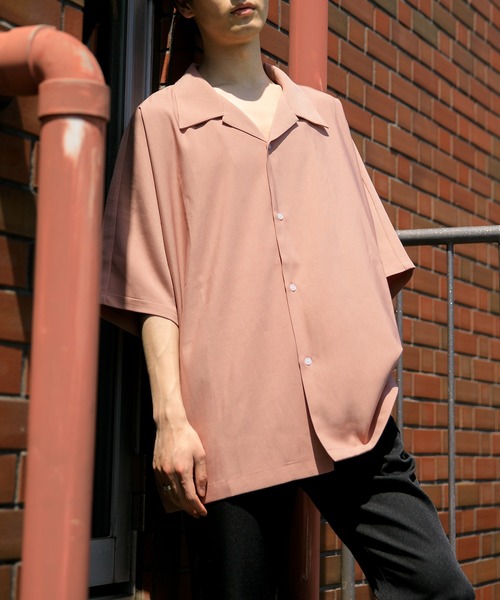 Adoon plain（アドーンプレーン）の「【Adoon plain】ドルマンシャツ（シャツ/ブラウス・メンズ・オフホワイト/ブラック/ライトピンク/ライトグリーン・MEDIUM/LARGE）」の22枚目の写真