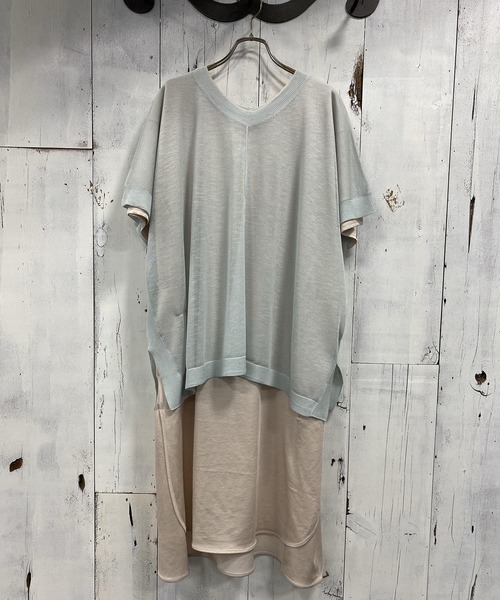 AS KNOW AS de base（アズノゥアズドゥバズ）の「愛しのスーパーセット（ベスト・レディース・ブラック/ベージュ/サックスブルー・FREE）」の5枚目の写真