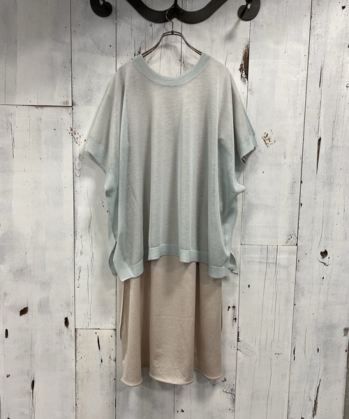 AS KNOW AS de base（アズノゥアズドゥバズ）の「愛しのスーパーセット（ベスト・レディース・ブラック/ベージュ/サックスブルー・FREE）」の6枚目の写真