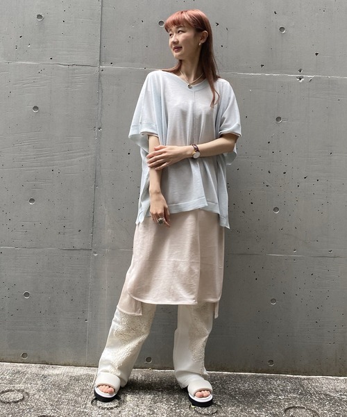 AS KNOW AS de base（アズノゥアズドゥバズ）の「愛しのスーパーセット（ベスト・レディース・ブラック/ベージュ/サックスブルー・FREE）」の9枚目の写真