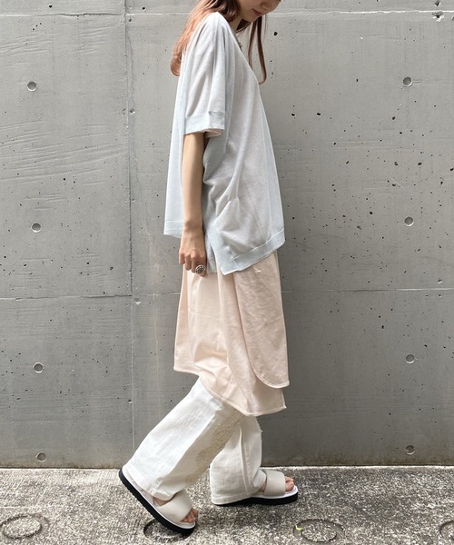 AS KNOW AS de base（アズノゥアズドゥバズ）の「愛しのスーパーセット（ベスト・レディース・ブラック/ベージュ/サックスブルー・FREE）」の10枚目の写真