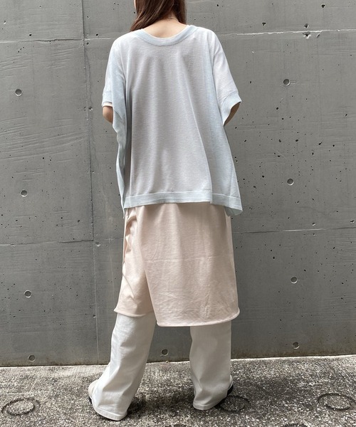 AS KNOW AS de base（アズノゥアズドゥバズ）の「愛しのスーパーセット（ベスト・レディース・ブラック/ベージュ/サックスブルー・FREE）」の11枚目の写真