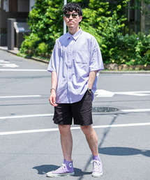 ITEMS URBANRESEARCH | ビッグシルエット ストライプ半袖シャツ(シャツ/ブラウス)