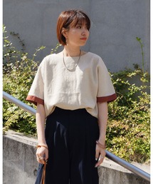 NICOLE white | バイカラーブラウス(シャツ/ブラウス)