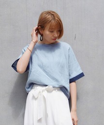 NICOLE white | バイカラーブラウス(シャツ/ブラウス)