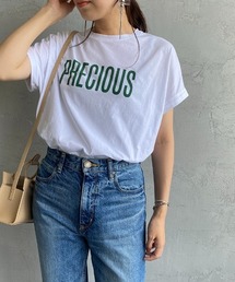 MICA&DEAL | [MICA&DEAL/マイカアンドディール] PRECIOUS バックスリット ロゴプリントTシャツ(Tシャツ/カットソー)