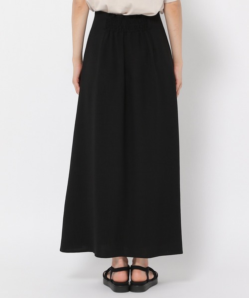 mysty woman（ミスティウーマン）の「楊柳ボタンフレアスカート 956302（スカート・レディース・ブラック/ベージュ/レッド系その他/ダークグリーン/ダークベージュ・FREE）」の18枚目の写真