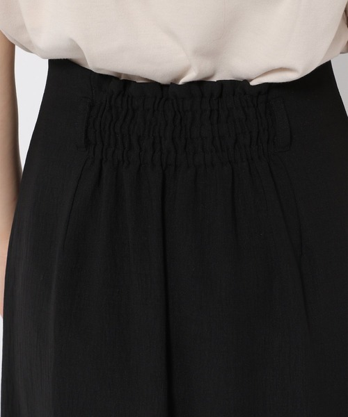 mysty woman（ミスティウーマン）の「楊柳ボタンフレアスカート 956302（スカート・レディース・ブラック/ベージュ/レッド系その他/ダークグリーン/ダークベージュ・FREE）」の21枚目の写真