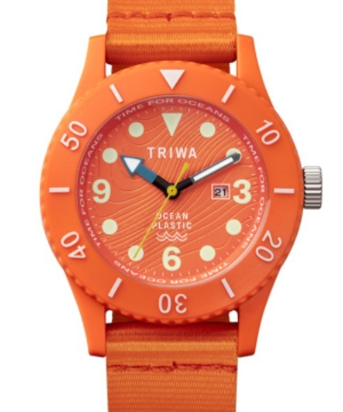 TRIWA（トリワ）の「TRIWA / トリワ TIME FOR OCEANS SUBMARINER ORANGE TFO203-CL150512（アナログ腕時計・メンズ・オレンジ・FREE）」の2枚目の写真