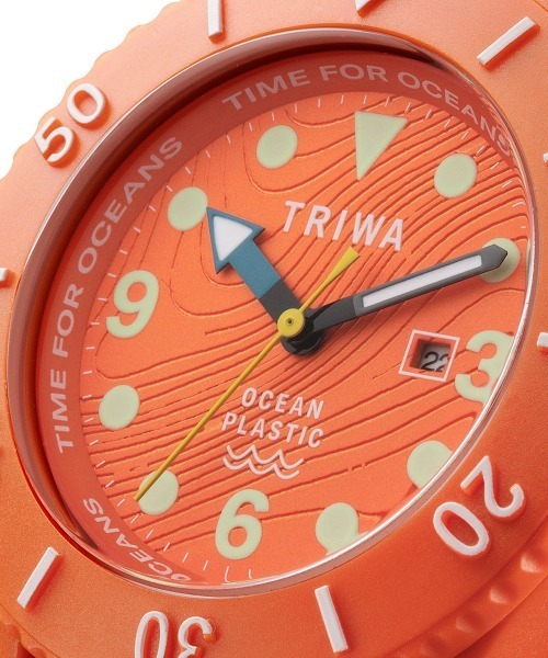 TRIWA（トリワ）の「TRIWA / トリワ TIME FOR OCEANS SUBMARINER ORANGE TFO203-CL150512（アナログ腕時計・メンズ・オレンジ・FREE）」の3枚目の写真