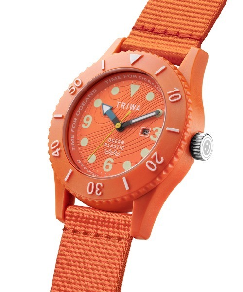 TRIWA（トリワ）の「TRIWA / トリワ TIME FOR OCEANS SUBMARINER ORANGE TFO203-CL150512（アナログ腕時計・メンズ・オレンジ・FREE）」の4枚目の写真