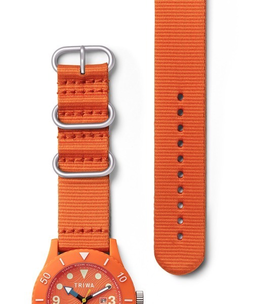 TRIWA（トリワ）の「TRIWA / トリワ TIME FOR OCEANS SUBMARINER ORANGE TFO203-CL150512（アナログ腕時計・メンズ・オレンジ・FREE）」の7枚目の写真