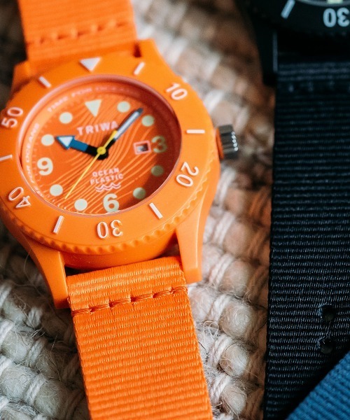 TRIWA（トリワ）の「TRIWA / トリワ TIME FOR OCEANS SUBMARINER ORANGE TFO203-CL150512（アナログ腕時計・メンズ・オレンジ・FREE）」の8枚目の写真