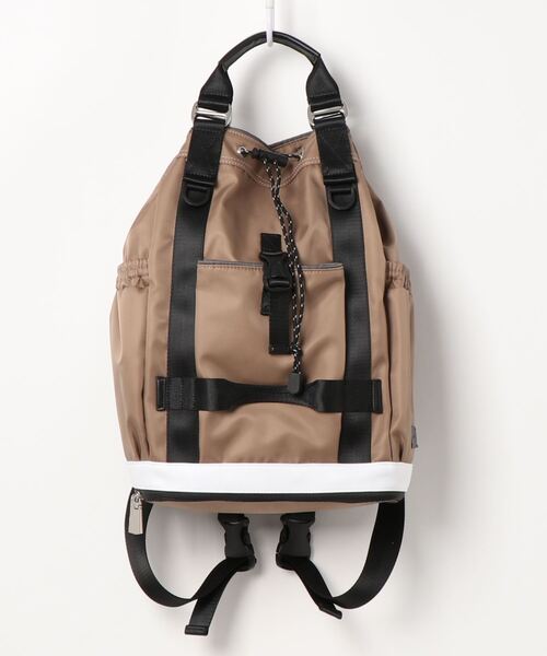 story.（ストーリー）の「【story.】テープリュック（バックパック/リュック・レディース・ブラック/ベージュ・FREE）」の11枚目の写真