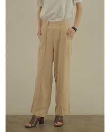 rem closet | リネンブレンドロングパンツ(スラックス)