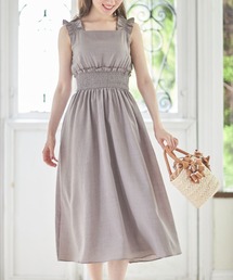 tocco closet | ２ＷＡＹショルダーシャーリングフリルワンピース(ワンピース)