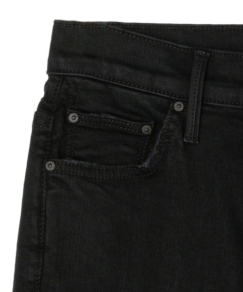 MOTHER DENIM(マザーデニム)の「MOTHER / "INSIDER CROP STEP FRAY" クロップドフレアデニムパンツ(デニムパンツ・レディース・ブラック・23/24/25/26)」の6枚目の写真
