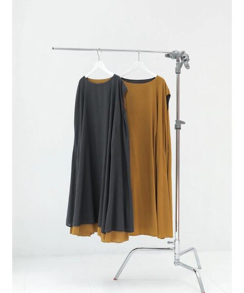 AMERICAN HOLIC（アメリカンホリック）の「リバーシブルツートンカラーワンピース（ワンピース・レディース・ストライプ/その他14/チャコールグレー/モカ・FREE）」の8枚目の写真