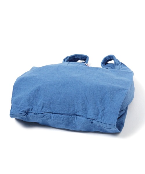 niko and...（ニコアンド）の「オリジナル製品染めトートエコバッグM（エコバッグ/サブバッグ・レディース・イエロー/ブルー/ナチュラル・0）」の8枚目の写真