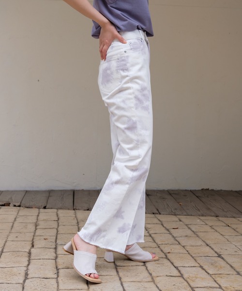 Kastane(カスタネ)の「絞り染めパンツ(その他パンツ・レディース・パープル/グレー・1/2)」の19枚目の写真