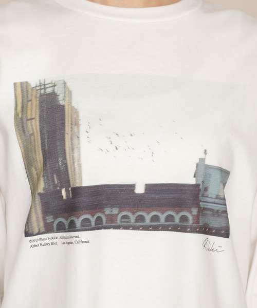 +81BRANCA(ハチイチブランカ)の「+81BRANCA/別注フォトロンT 長袖(Tシャツ/カットソー・レディース・ホワイト・FREE)」の2枚目の写真