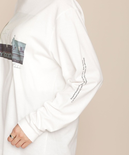 +81BRANCA(ハチイチブランカ)の「+81BRANCA/別注フォトロンT 長袖(Tシャツ/カットソー・レディース・ホワイト・FREE)」の10枚目の写真