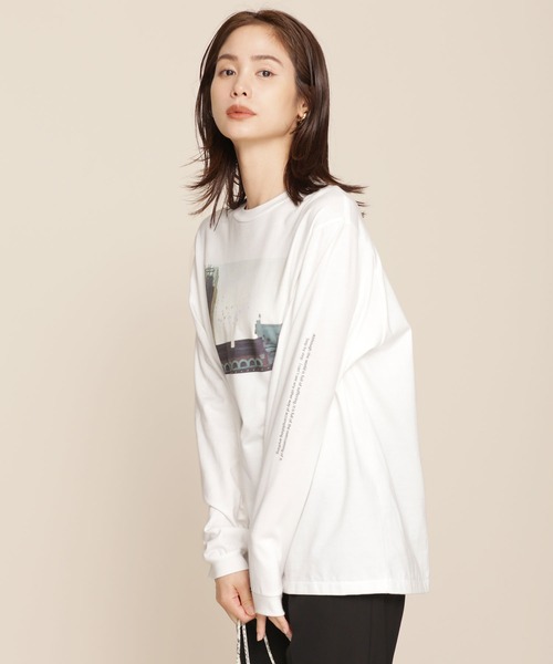 +81BRANCA(ハチイチブランカ)の「+81BRANCA/別注フォトロンT 長袖(Tシャツ/カットソー・レディース・ホワイト・FREE)」の9枚目の写真