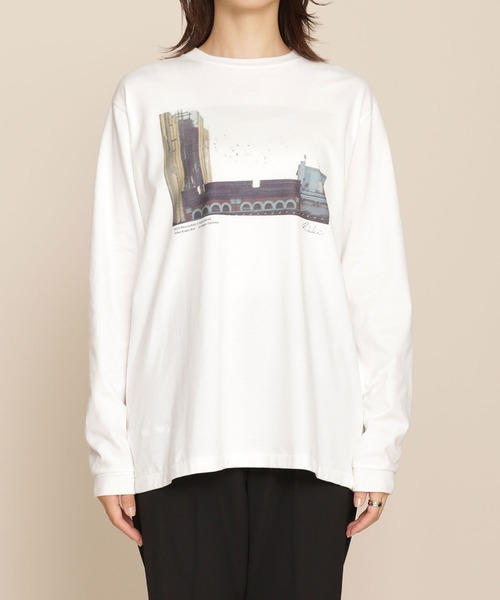 +81BRANCA(ハチイチブランカ)の「+81BRANCA/別注フォトロンT 長袖(Tシャツ/カットソー・レディース・ホワイト・FREE)」の8枚目の写真