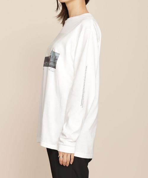 +81BRANCA(ハチイチブランカ)の「+81BRANCA/別注フォトロンT 長袖(Tシャツ/カットソー・レディース・ホワイト・FREE)」の5枚目の写真