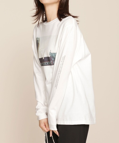 +81BRANCA(ハチイチブランカ)の「+81BRANCA/別注フォトロンT 長袖(Tシャツ/カットソー・レディース・ホワイト・FREE)」の13枚目の写真