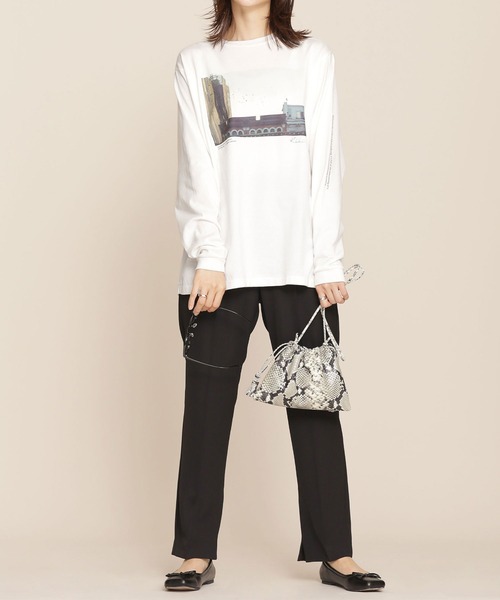 +81BRANCA(ハチイチブランカ)の「+81BRANCA/別注フォトロンT 長袖(Tシャツ/カットソー・レディース・ホワイト・FREE)」の12枚目の写真